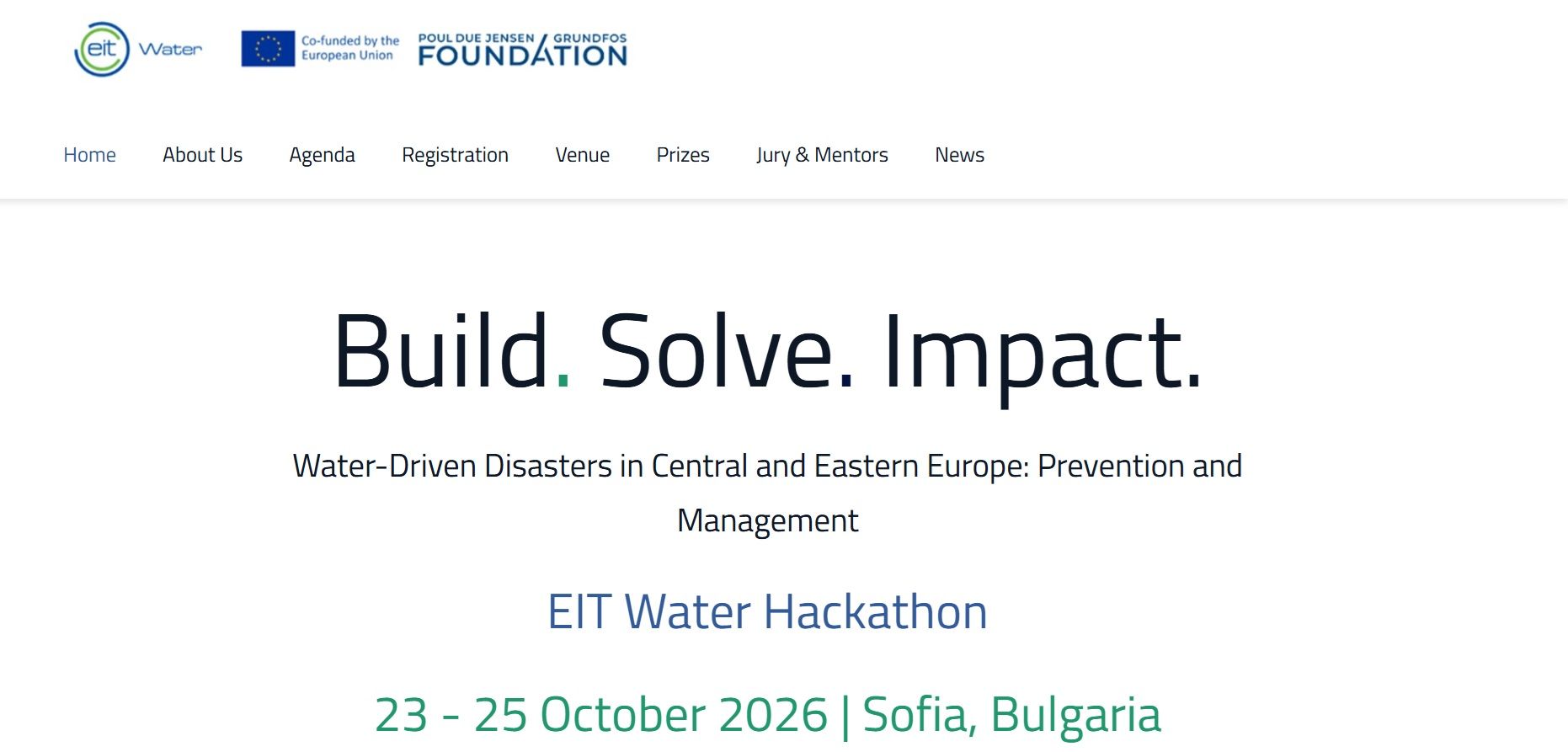 EIT Water Hackathon 2026 събира иноватори от цяла Европа в София